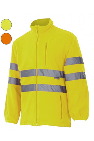 Giacca pile ad alta visibilità Zip Intera