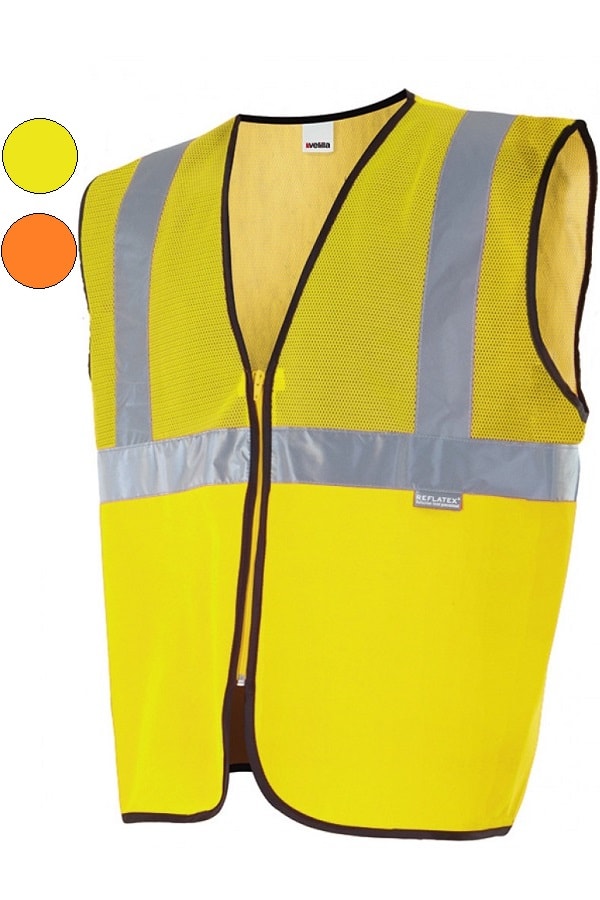 Gilet alta visiblità professionale microforato