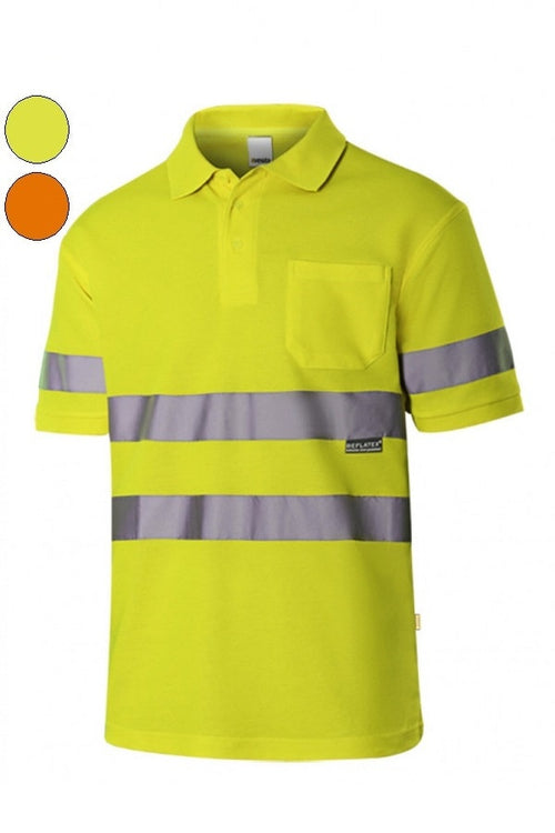 Polo alta visibilità Cotone