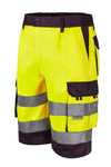 Bermuda bicolore Alta Visibilità Giallo