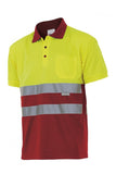Polo alta visibilità Gialla rossa