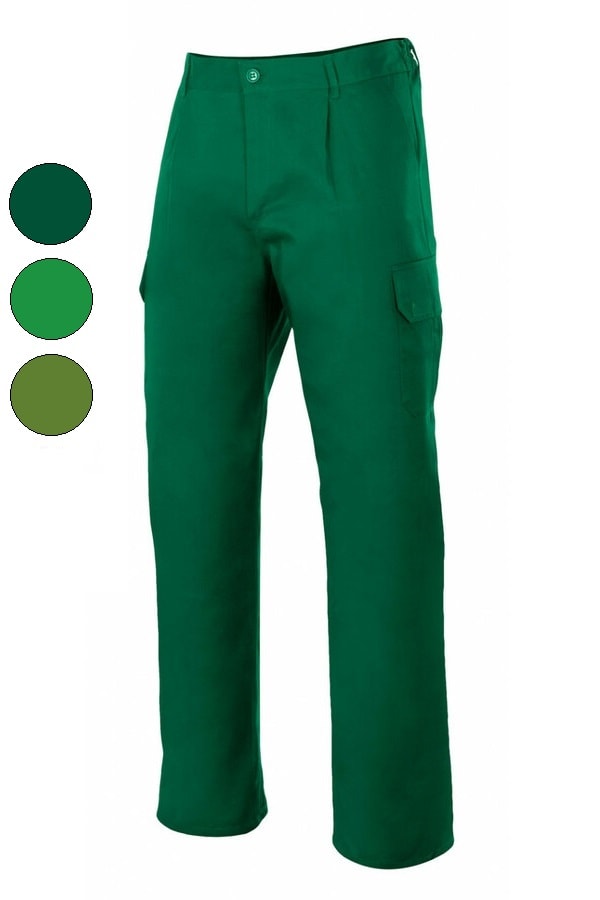 Pantaloni multitasche in polycotone 200