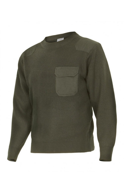 Maglione a maglia spessa Verde militare