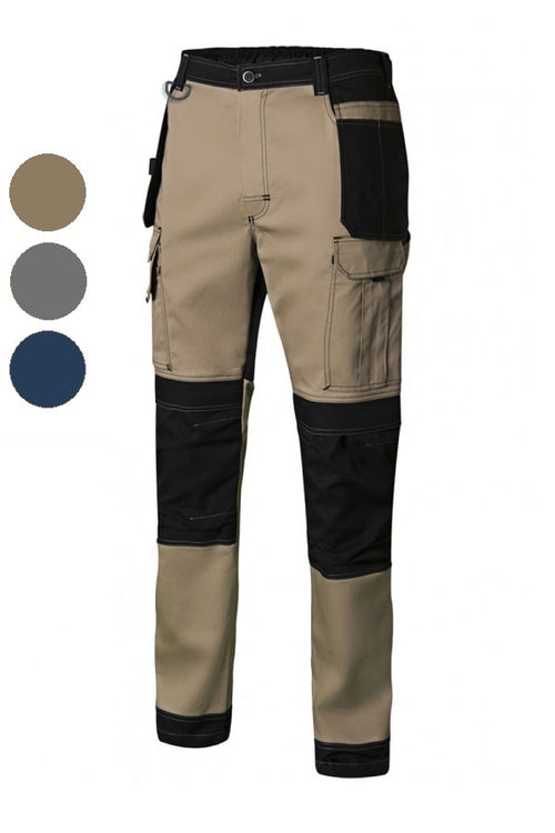 Pantaloni Canvas stretch tasche flottanti