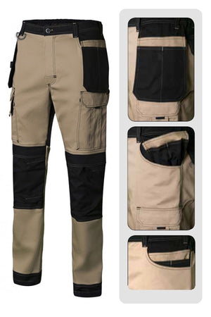 Pantaloni Canvas stretch tasche flottanti