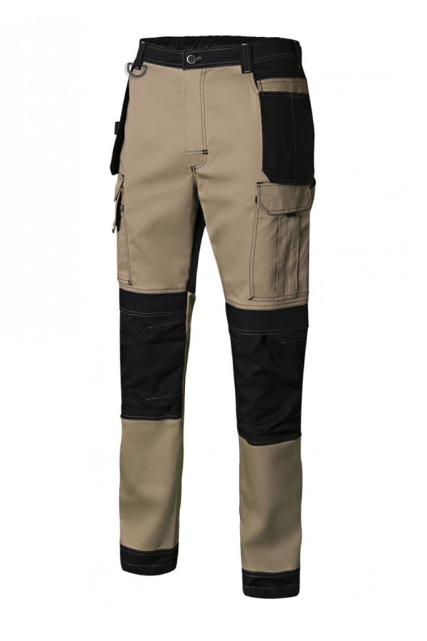 Pantaloni Beige canvas stretch tasche flottanti - ITALIADIVISE