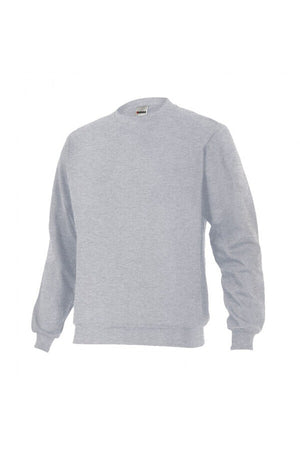 Felpa Colorata a Girocollo grigia