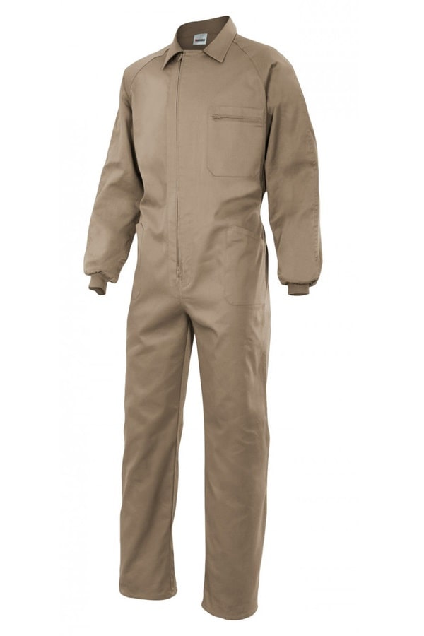 Tuta lavoro in Polycotone modello Italiano Beige sabbia