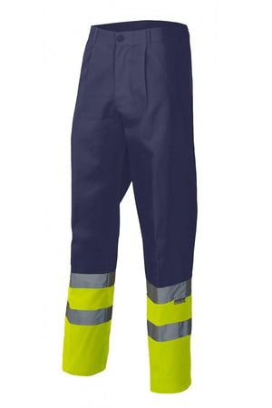 Pantaloni ad alta visibilità Blu e gialli