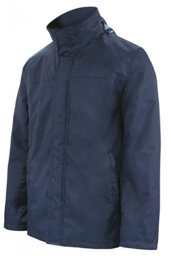 Parka trapuntato impermeabile blu