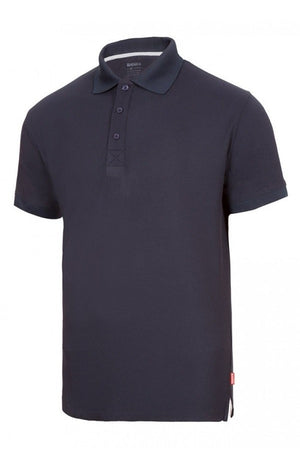Polo Uomo Non stiro in polyester blue navy