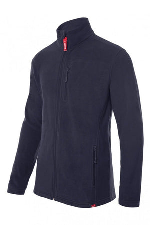 Piles ultrasoft colorato Zip intera blu