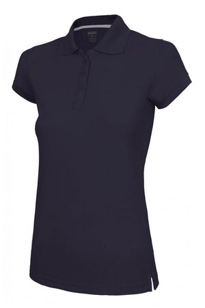 Polo Donna Non stiro in polyester  blue navy