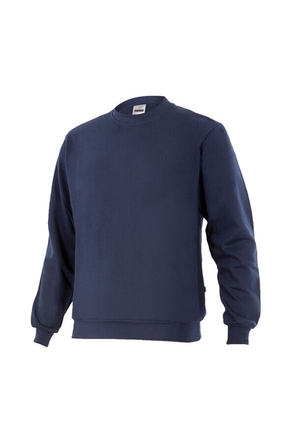 Felpa Colorata a Girocollo blue navy