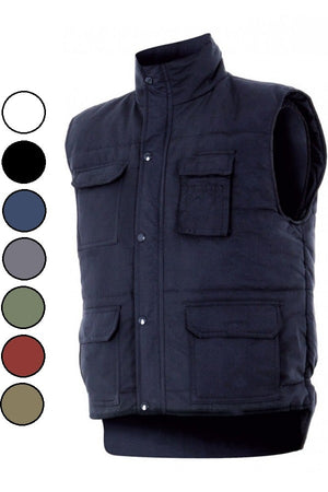 Gilet trapuntato multitasche