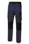 Pantaloni Bicolore multitasche blu neri