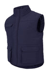 Gilet imbottito multitasche blue navy