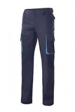 Pantaloni Blu multitasche blu e azzurri