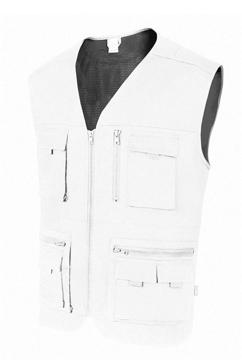 Gilet multitasche bianco