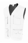 Gilet multitasche bianco