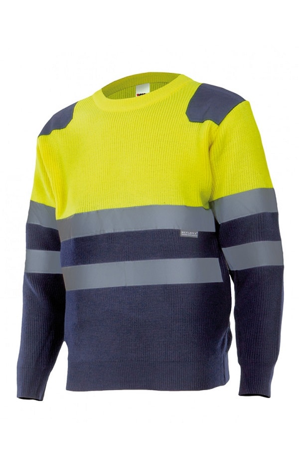 Maglione bicolore ad alta visibilità