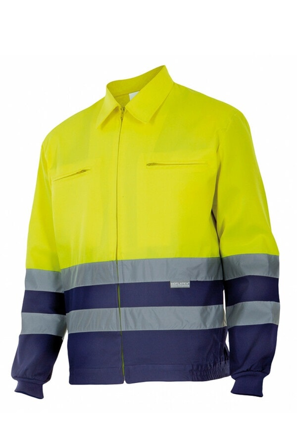 Giubbotto alta visibilità giallo blu