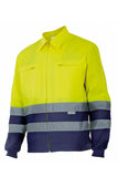 Giubbotto alta visibilità giallo blu