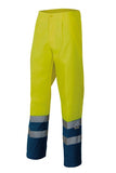 Pantaloni ad alta visibilità gialli e blu navy