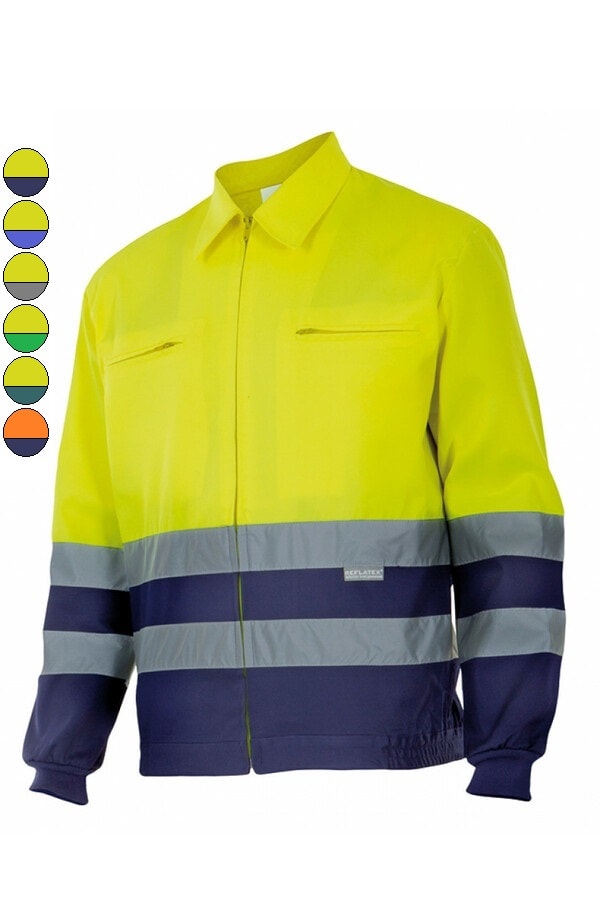 Giubbotto bicolore ad alta visibilità