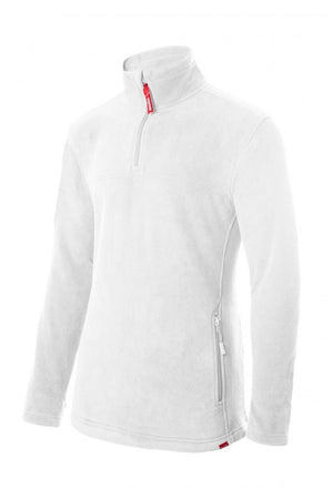 Piles ultrasoft colorato Zip Collo bianco