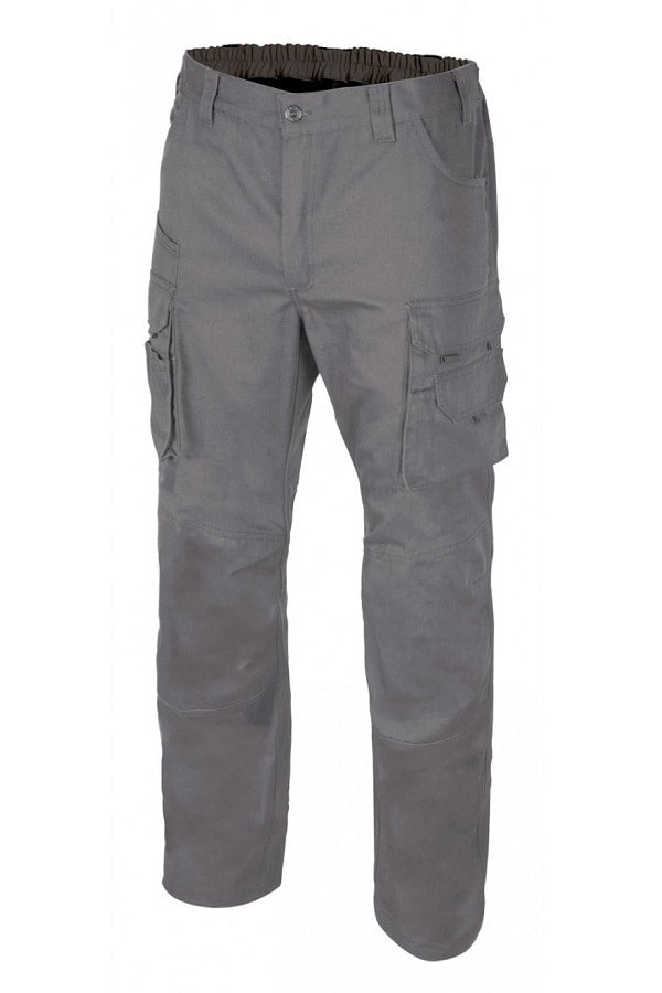 Pantaloni Canvas Heavy multitasche grigi
