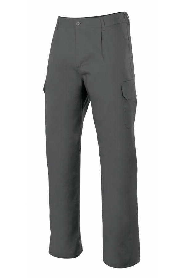 Pantaloni multitasche in polycotone Grigi