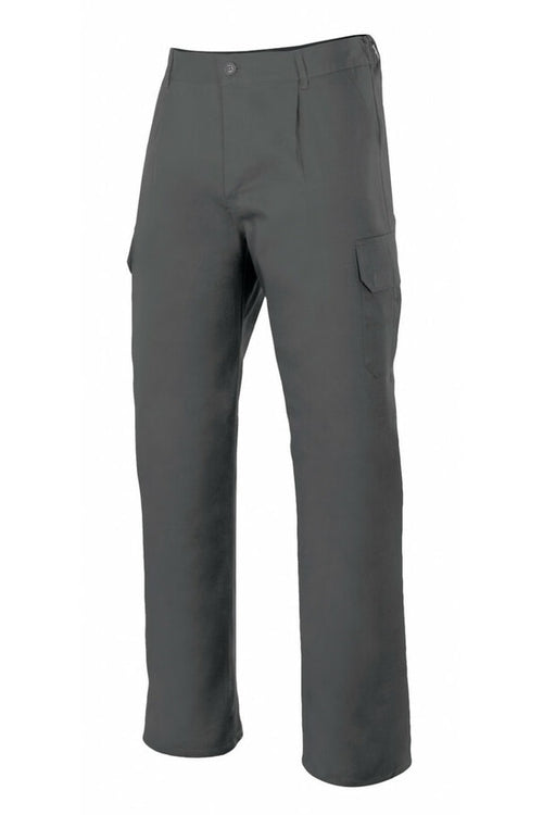 Pantaloni multitasche in polycotone Grigi