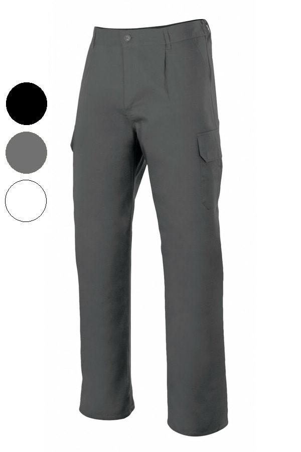 Pantaloni multitasche in polycotone