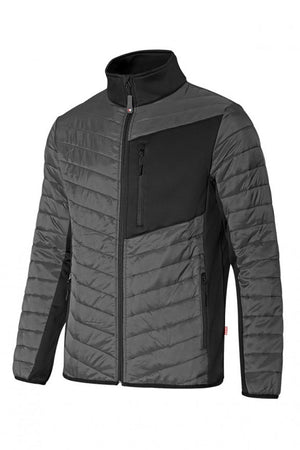 Giubbotto trapuntato soft shell Stretch grigio