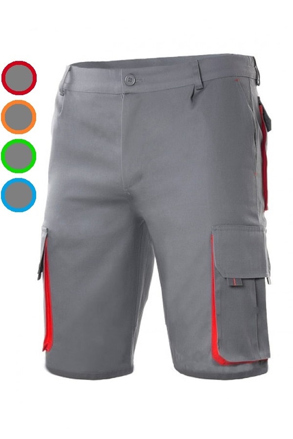 Bermuda bicolore Grigi multitasche