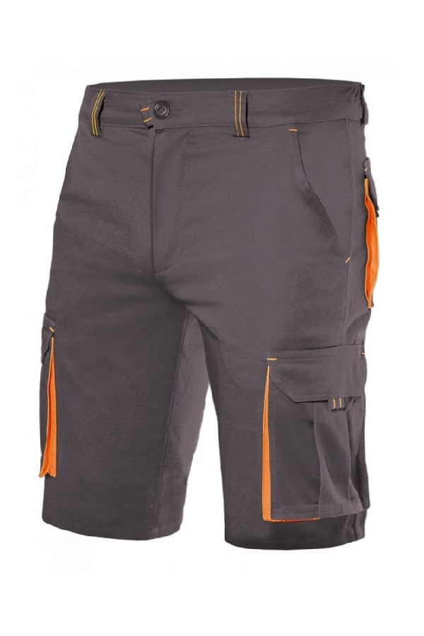 Bermuda bicolore Grigi Stretch multitasche