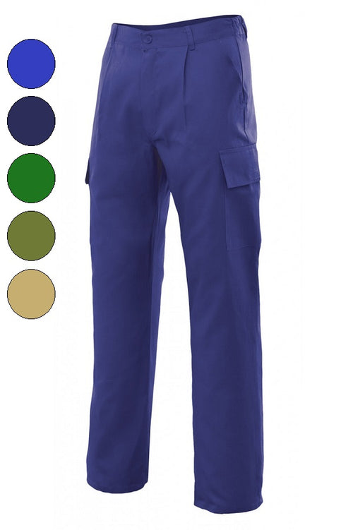 Pantaloni multitasche in polycotone 190