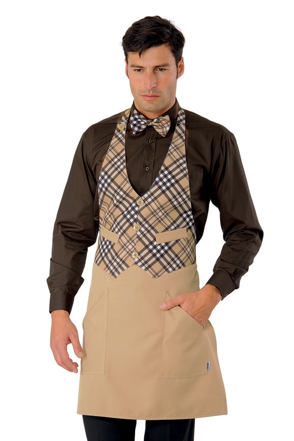 Grembiule Garcon viola tartan 427