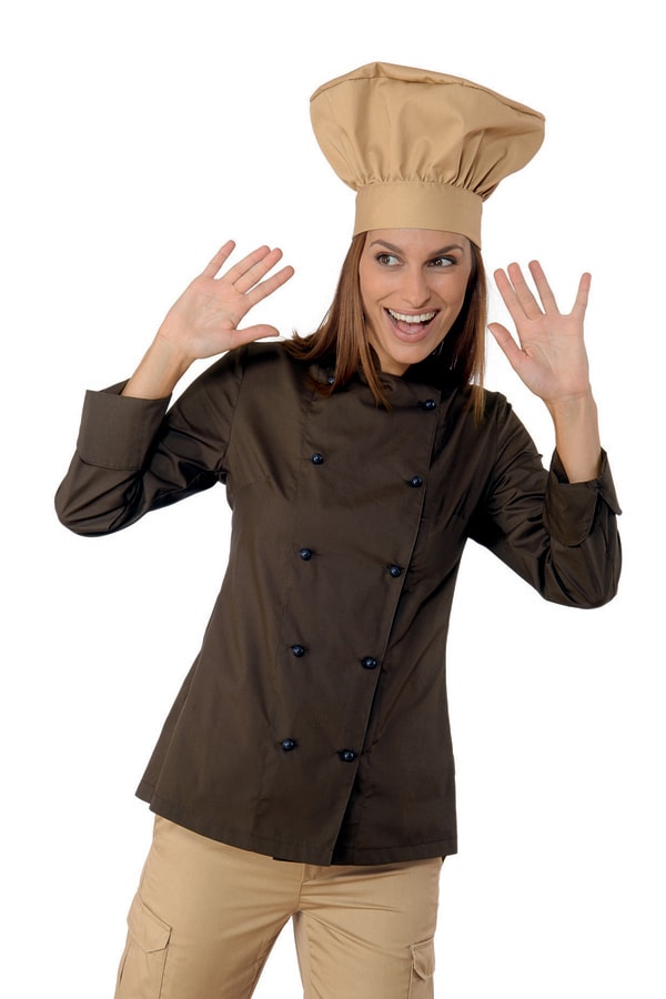 Giacca Lady Chef Cacao Extralight