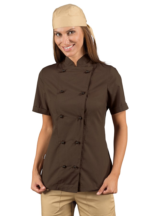 Giacca Lady Chef Cacao Extralight