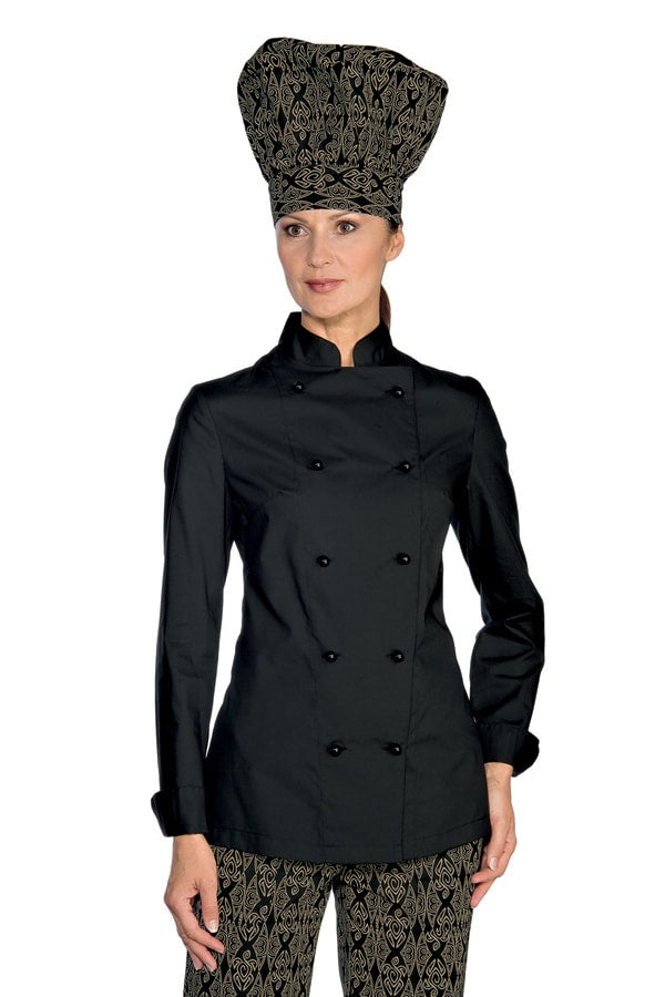 Giacca Lady Chef Nera Extralight