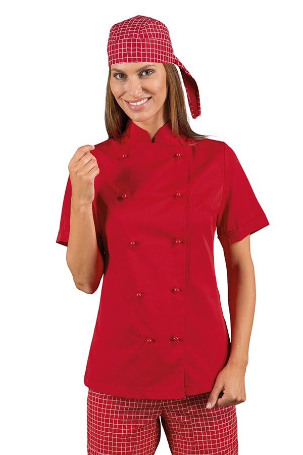 Giacca Red Lady Chef polycotone