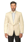 Giacca Scialle monopetto Crema
