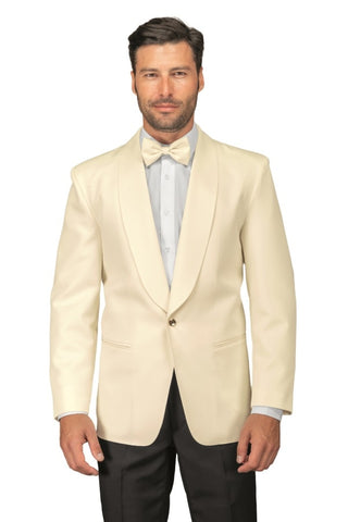 Giacca Scialle monopetto Crema