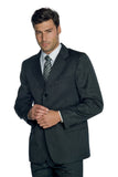 Giacca misto Lana Stretch 3 Bottoni Antracite