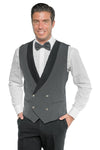Gilet unisex doppiopetto Gessato - ITALIADIVISE