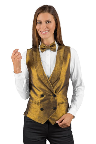 Gilet unisex doppiopetto Lurex Gold - ITALIADIVISE