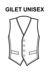 Gilet Unisex Gessato - ITALIADIVISE
