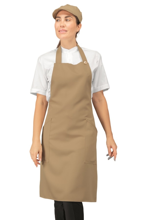 Grembiule Pettorina Unisex regolabile Champagne